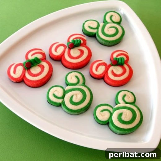 Holiday Cookie Bliss: Sweet Recipes for a Joyful Season 42 Homemade Disney Swirl Christmas Cookies