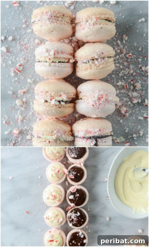 Holiday Cookie Bliss: Sweet Recipes for a Joyful Season 52 Pink Peppermint Macaroon Cookies
