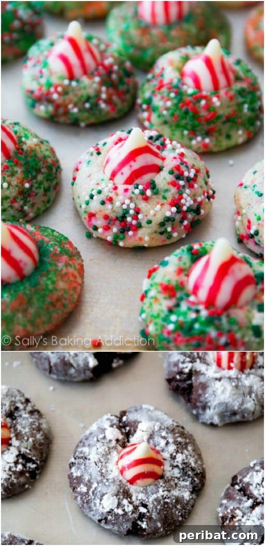 Holiday Cookie Bliss: Sweet Recipes for a Joyful Season 7 Easy Homemade Candy Cane Kiss Cookies