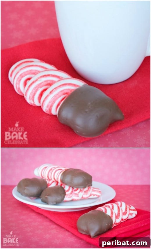 Holiday Cookie Bliss: Sweet Recipes for a Joyful Season 66 Chocolate Covered Peppermint Meringue Cookies