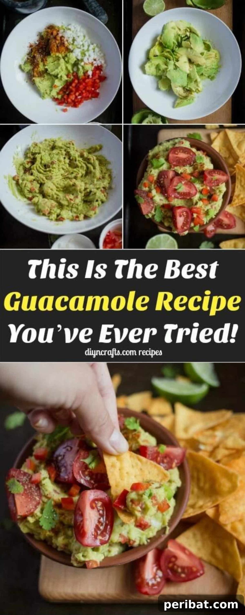 This Is The Best Guacamole Recipe You’ve Ever Tried!