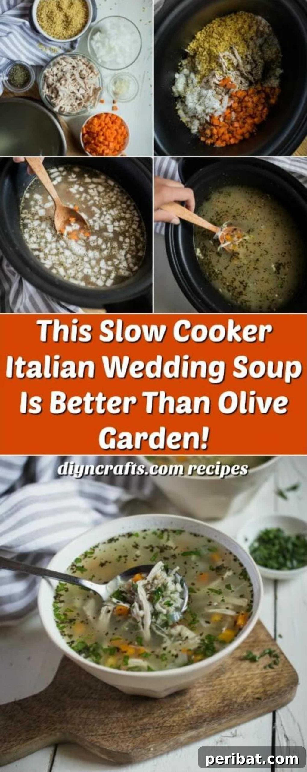 The Slow Cooker Italian Wedding Soup Recipe Olive Garden Wishes They Had 2 This Slow Cooker Italian Wedding Soup Is Better Than Olive Garden!