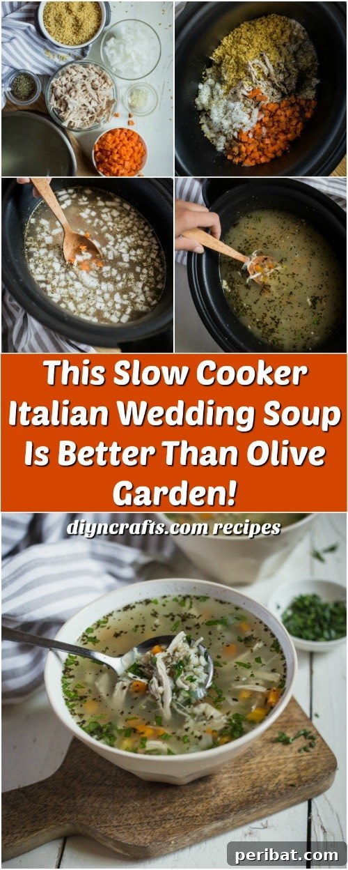 Italian Wedding Soup served in a bowl with fresh parsley