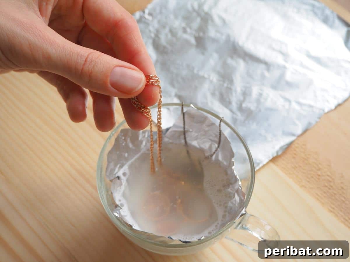 A close-up of sparkling jewelry, emphasizing the effectiveness of homemade jewelry cleaning solutions.