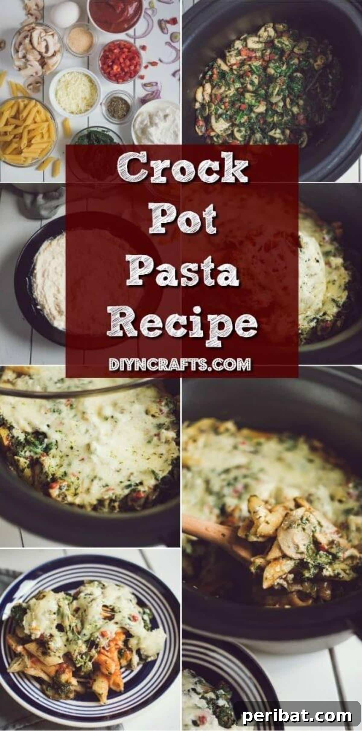 One-Pot Slow Cooker Pasta Your Ultimate Weeknight Win 2 This Crock Pot Pasta Will Quickly Become Your Favorite One Pot Meal