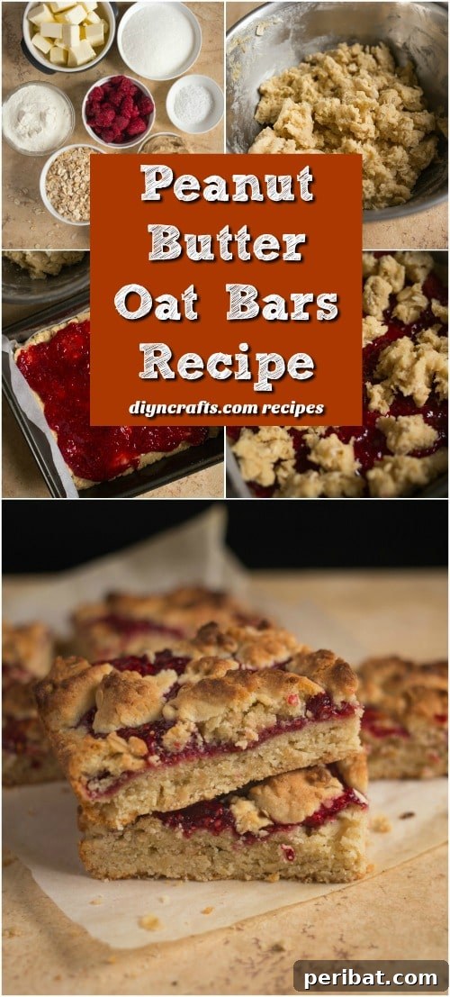 Homemade Peanut Butter Oat Bars, a delightful and healthy recipe
