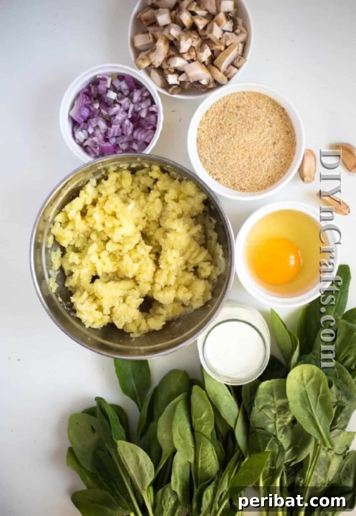 Reimagined Potato Spinach Patties A Delicious Classic 3 Crispy golden potato spinach patties freshly fried and ready to serve