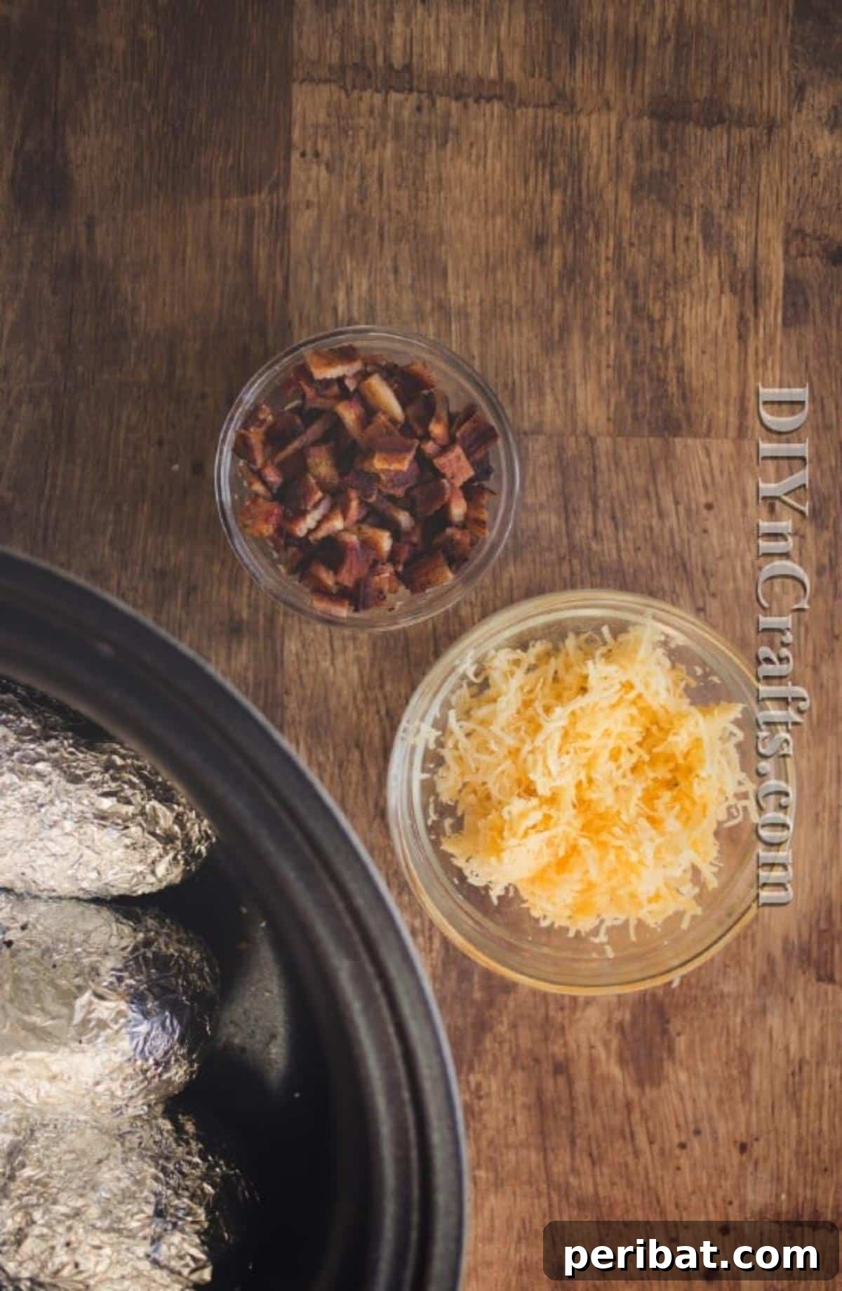 Cheese and bacon make wonderful toppings!