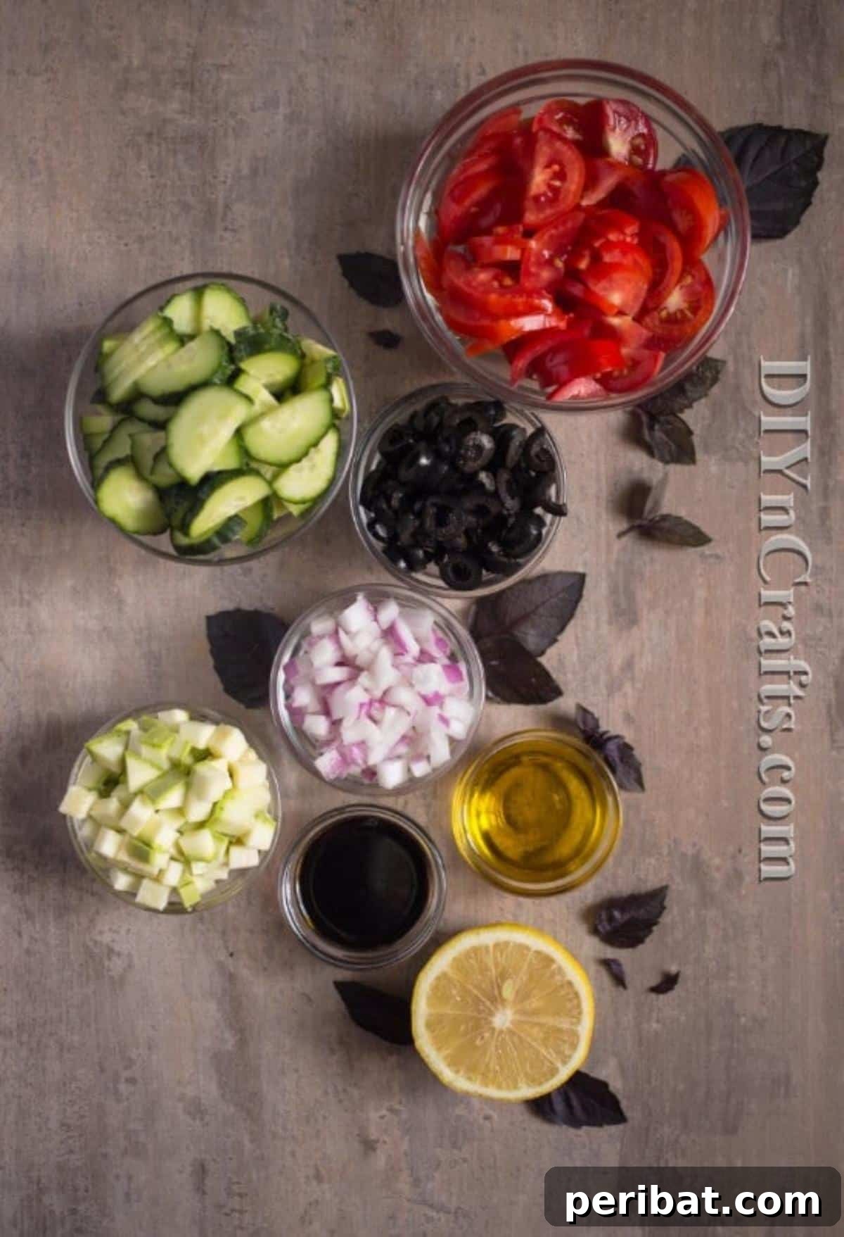 3 Refreshing & Effortless Summer Salads 9 Tomato, zucchini and cucumbers give this salad a beautiful color and taste