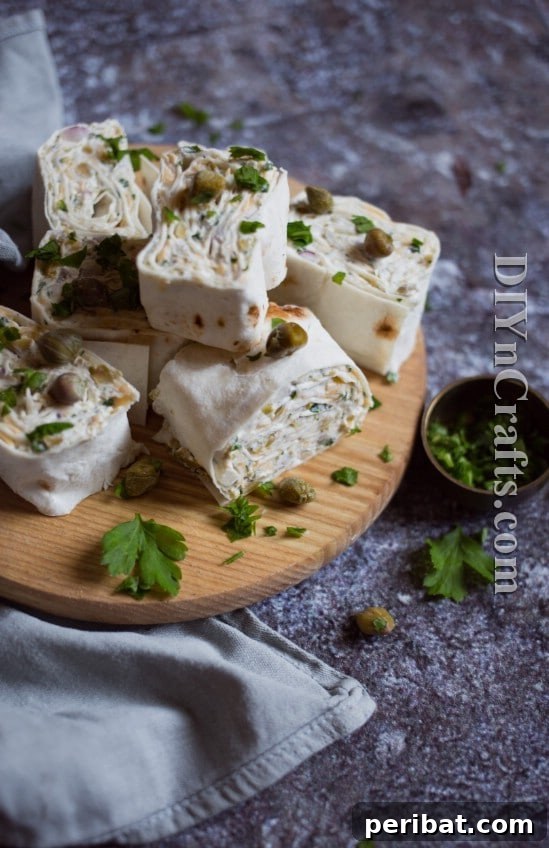 Close-up of a beautifully arranged plate of homemade cheese pinwheels
