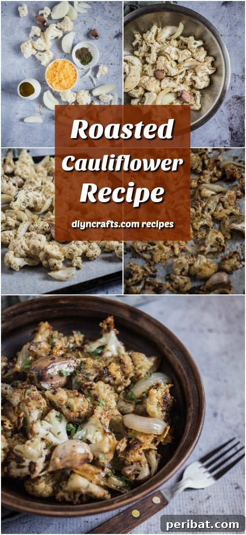 Easy and Healthy Roasted Cauliflower Side Dish 7 A healthy and delicious side dish that your family is sure to love.