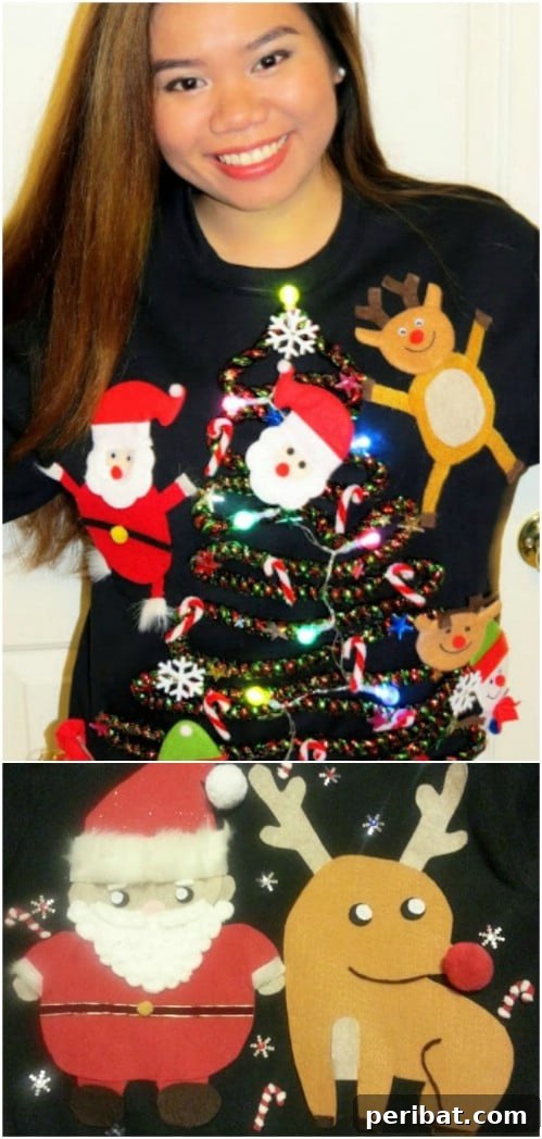 Easy $10 Ugly Christmas Sweater