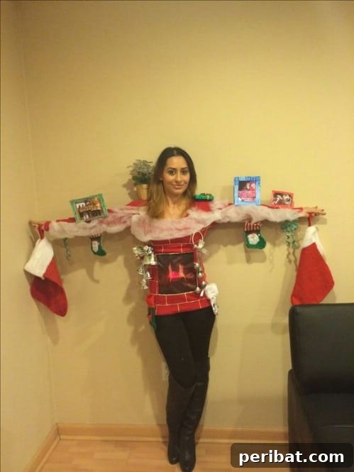 Mantel Christmas Sweater