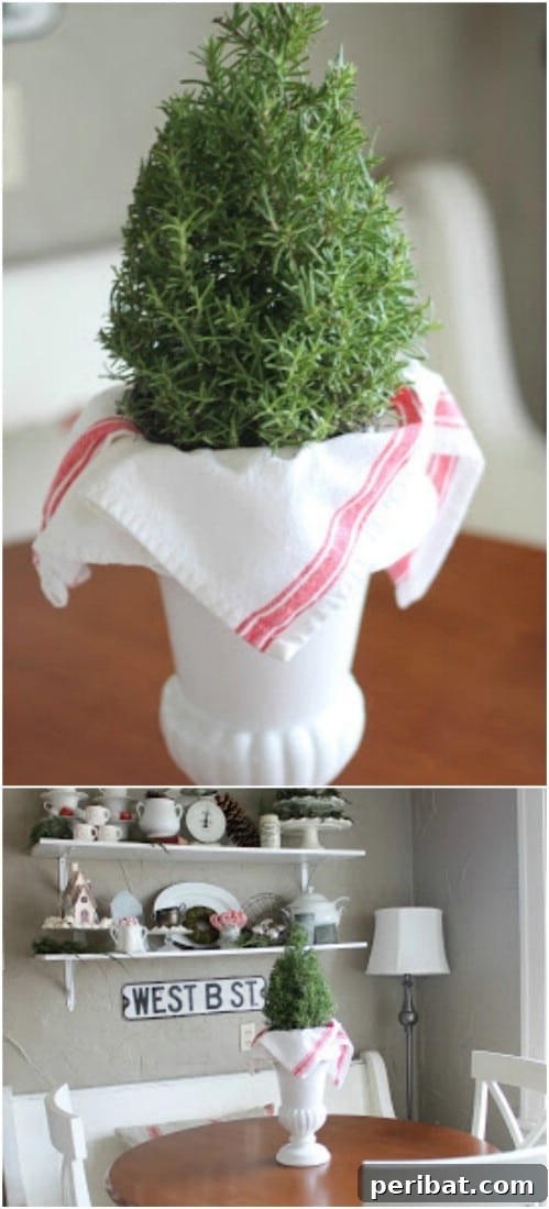 Nature's Touch: Fresh Evergreen Decor for a Festive Christmas 8 Simple Evergreen Cake Plate Decoration