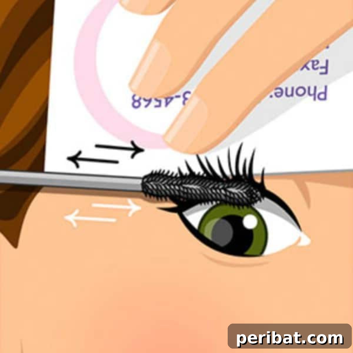 Use a Business Card to Apply Mascara