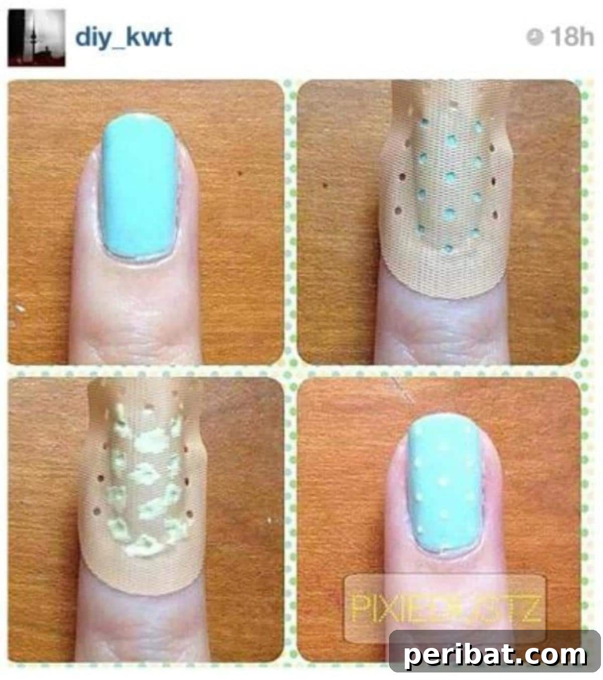 Get Great Nail Art – With a Band-Aid collage.
