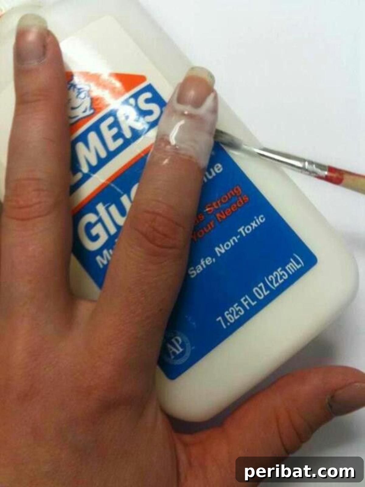 Elmer’s Glue for the Perfect Manicure