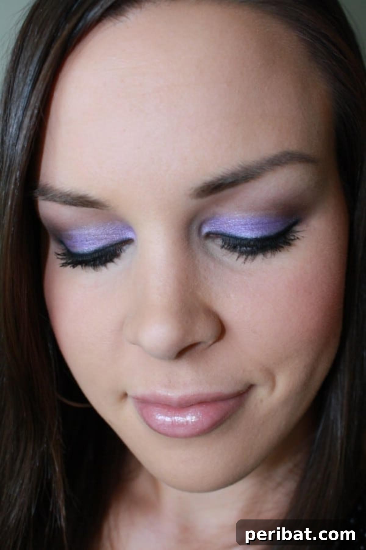 Woman with White Eye Shadow.