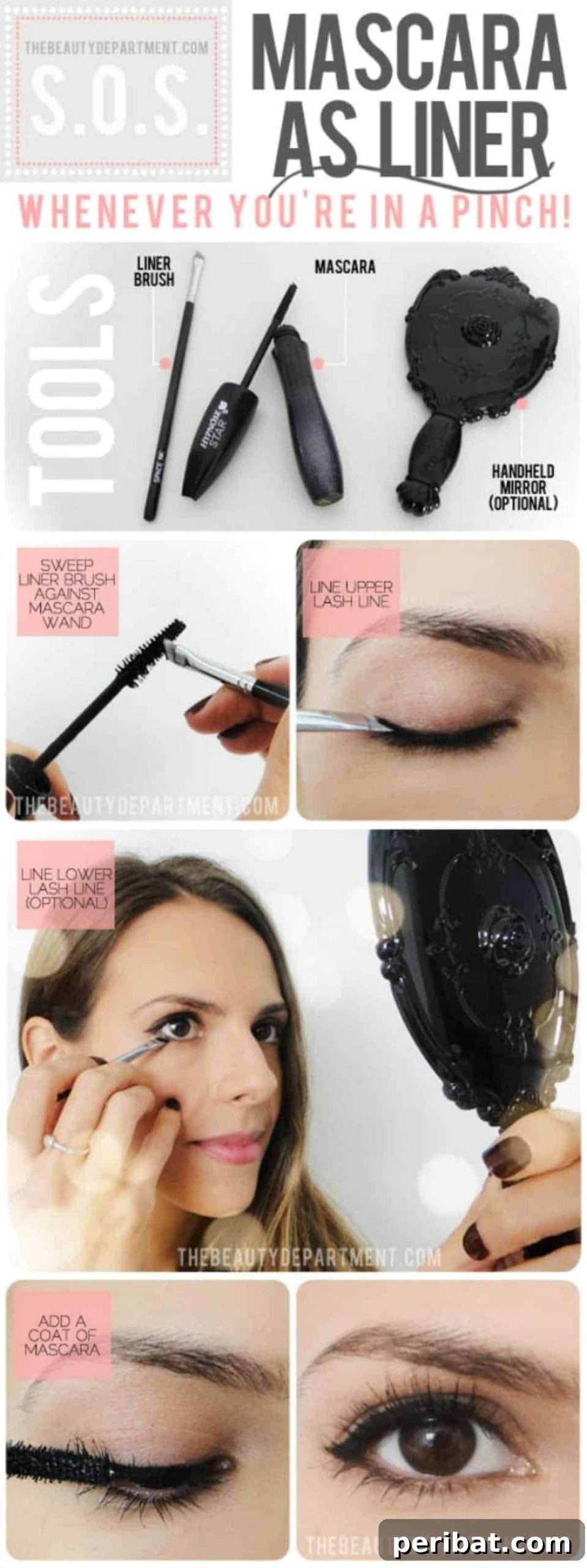 How to use eye liner collage.