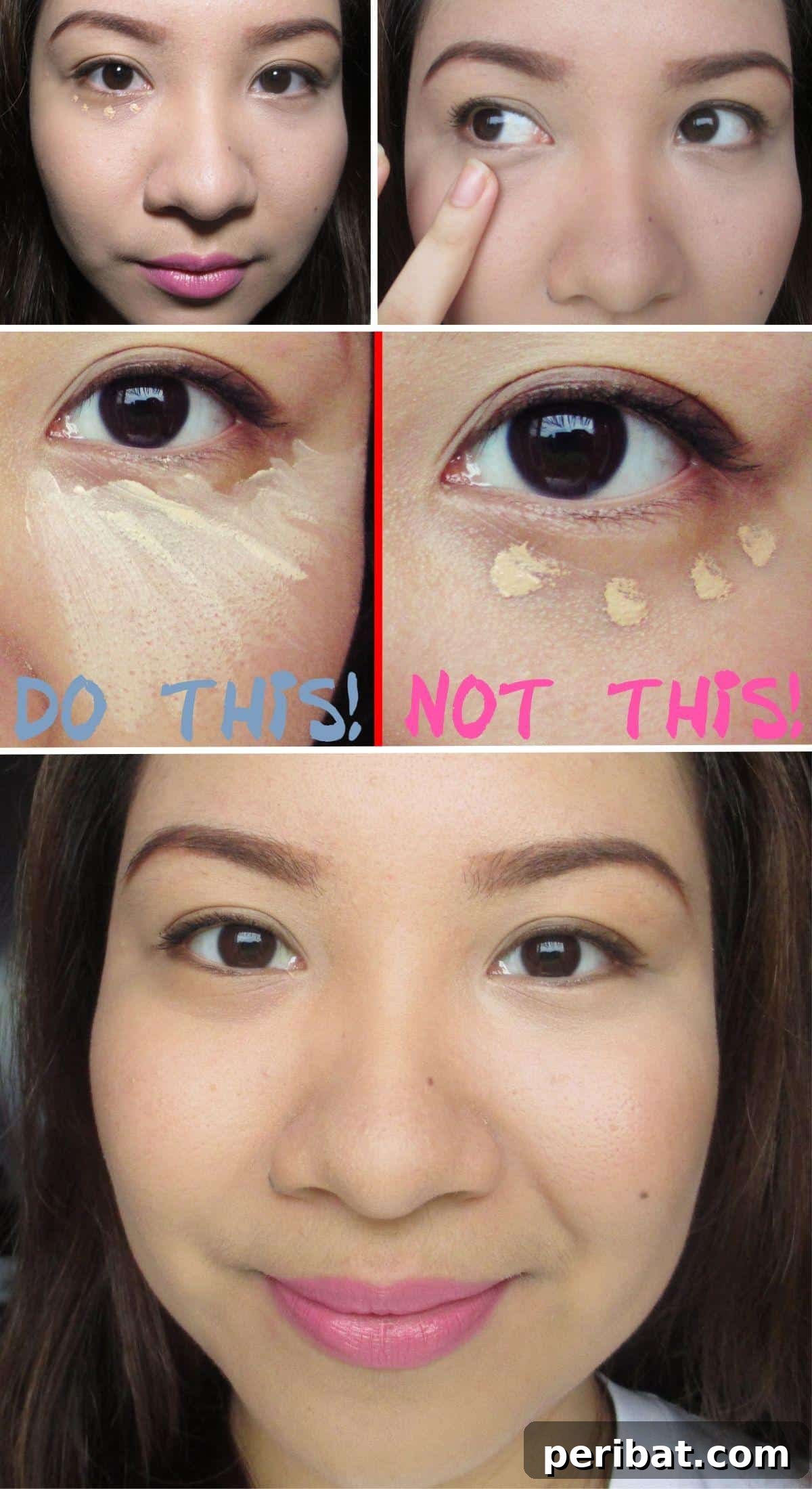 How to Apply Concealer in a Triangle Shape.