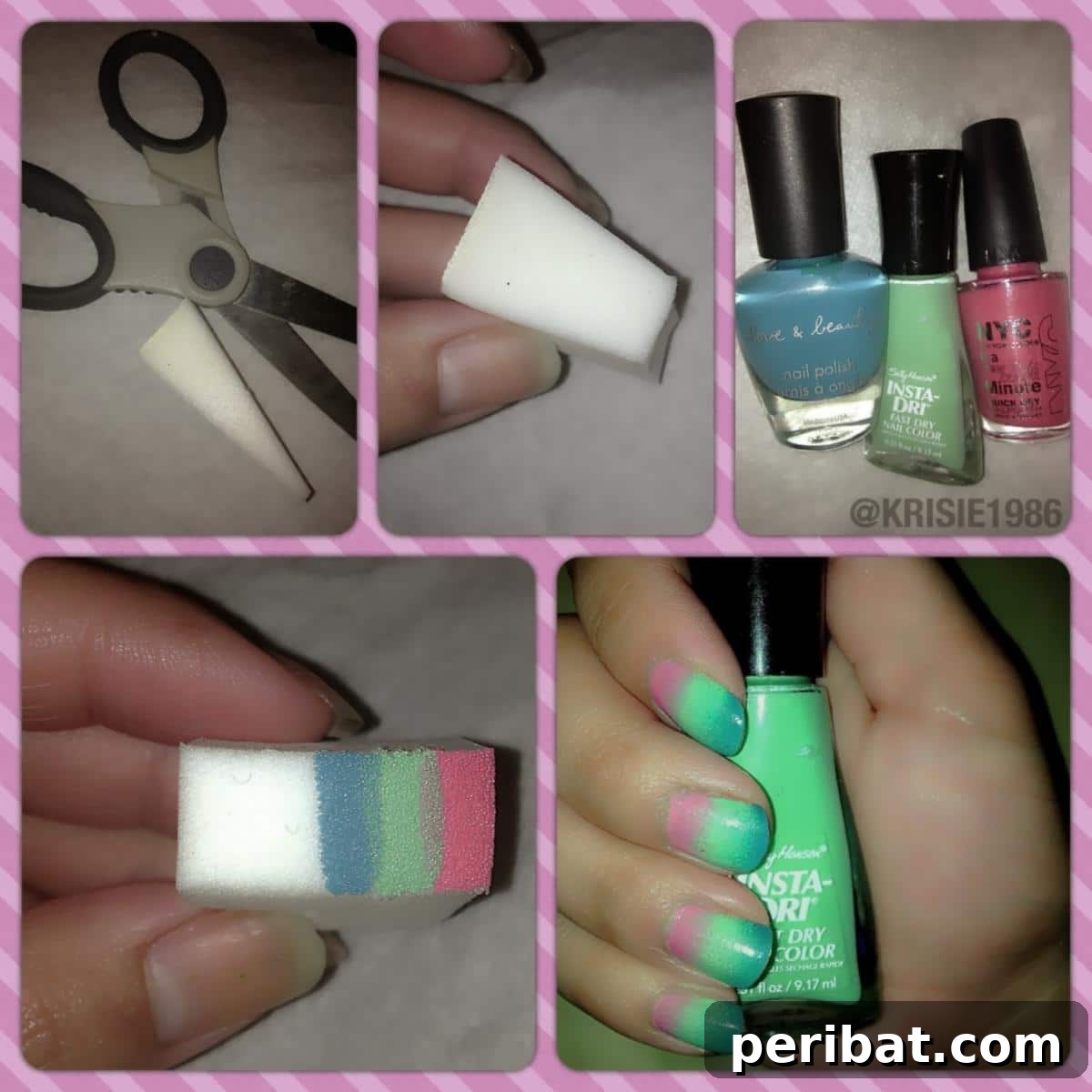DIY Graduated Manicure