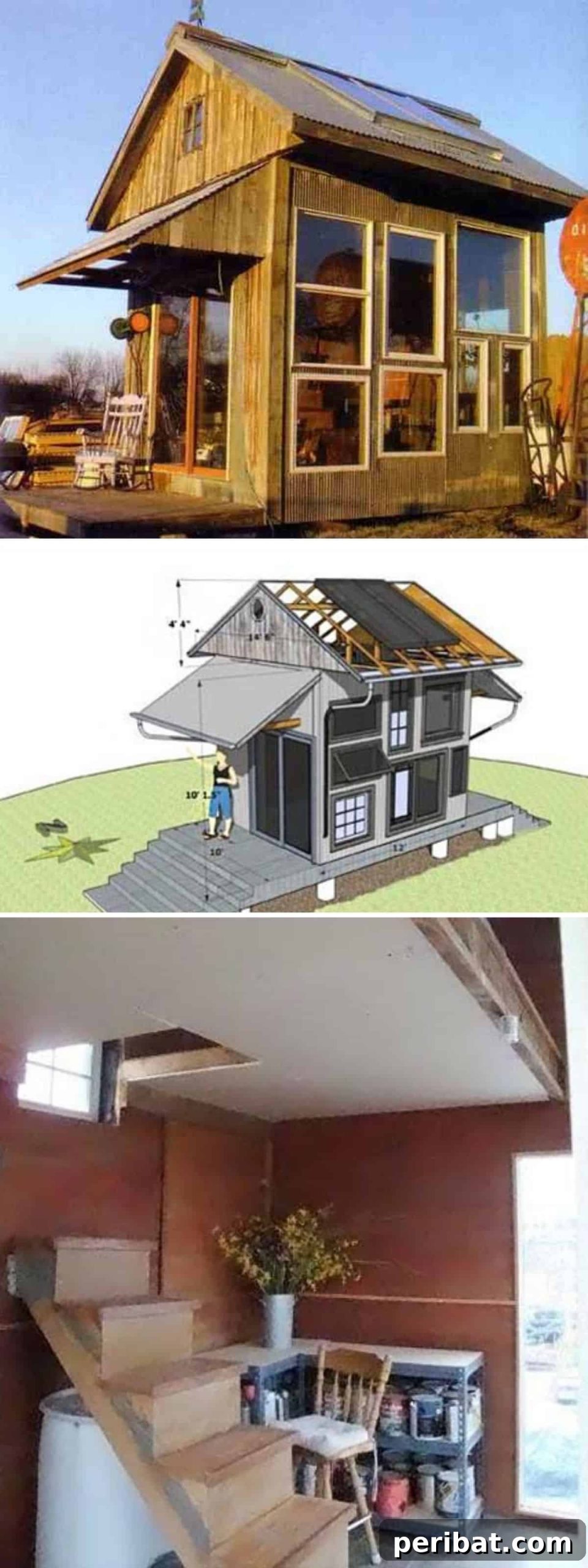 Elaborate DIY Greenhouse/Guest House
