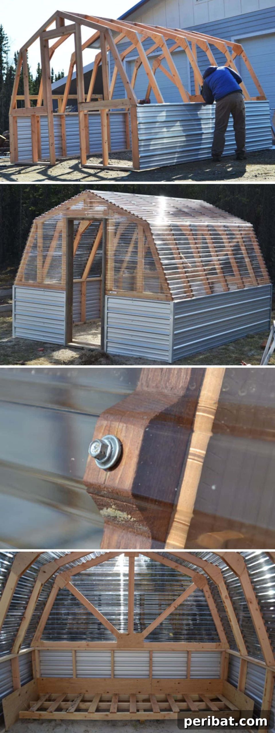 DIY Barn Style Greenhouse