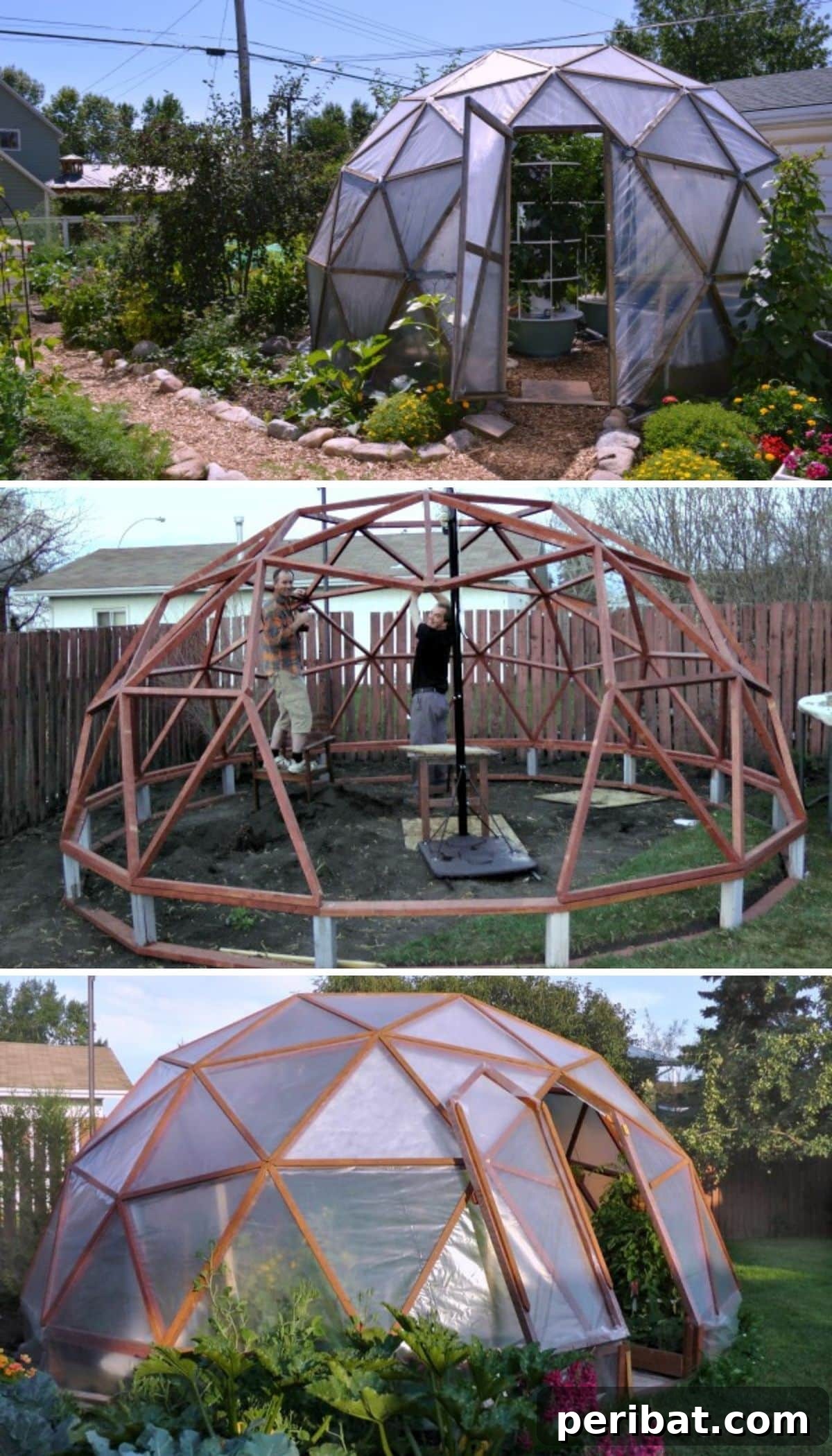 Easy DIY GeoDome Greenhouse
