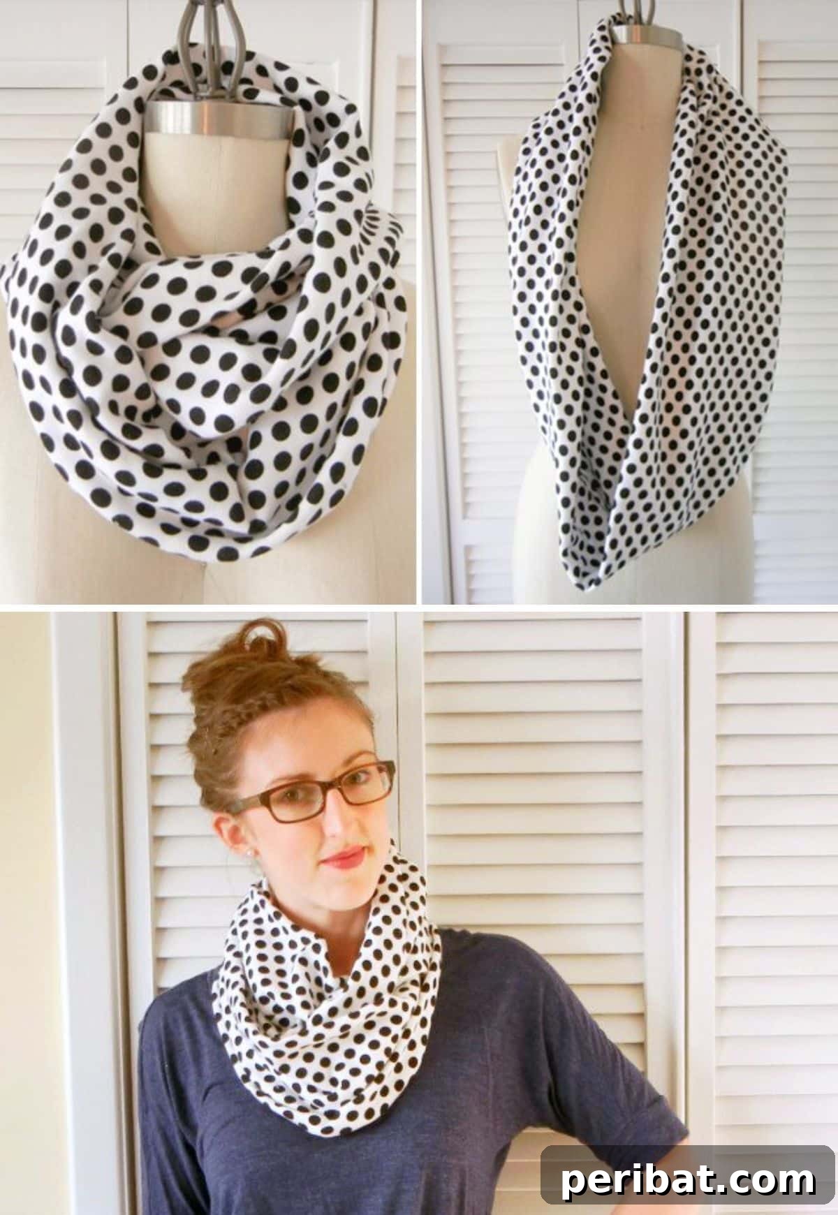 Cozy & Chic: Effortless DIY Scarves for Winter 12 Easy Hand Sewn Infinity Scarf