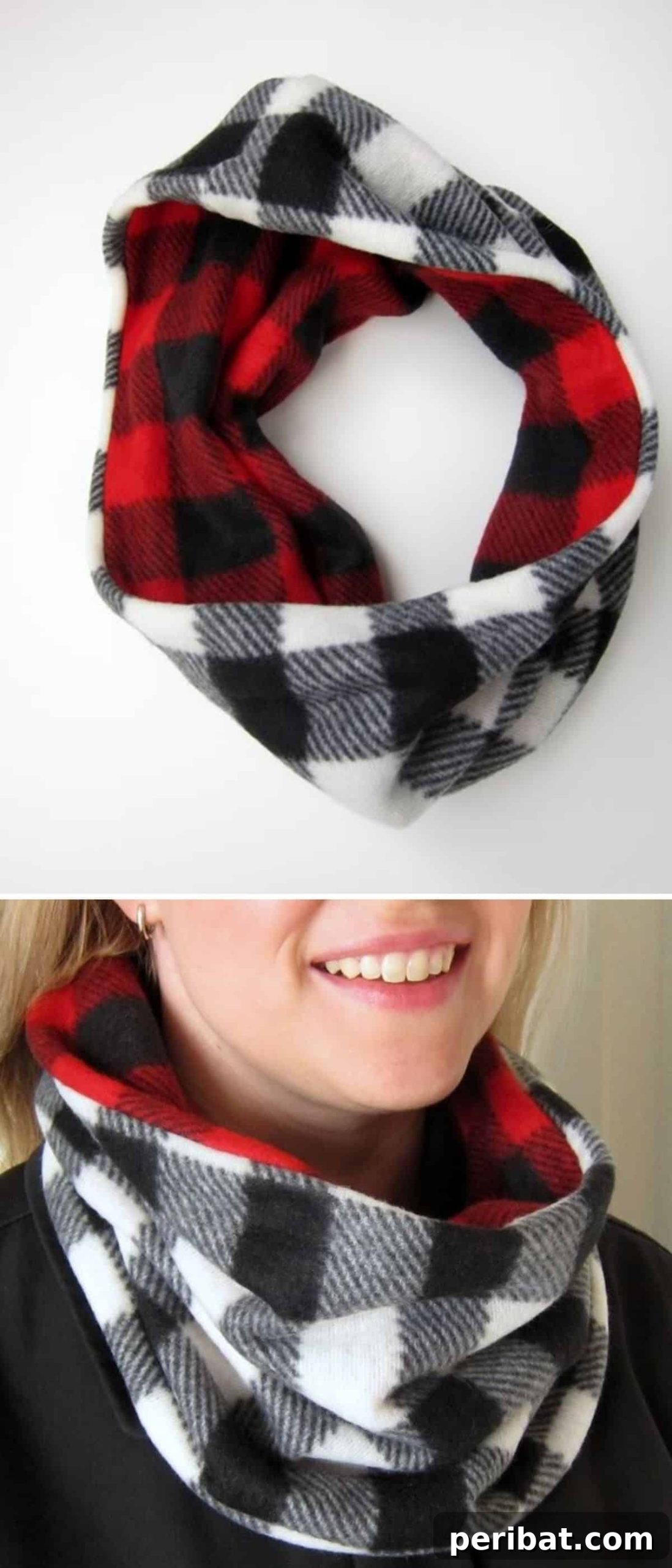 Cozy & Chic: Effortless DIY Scarves for Winter 18 Easy Reversible Cowl Scarf