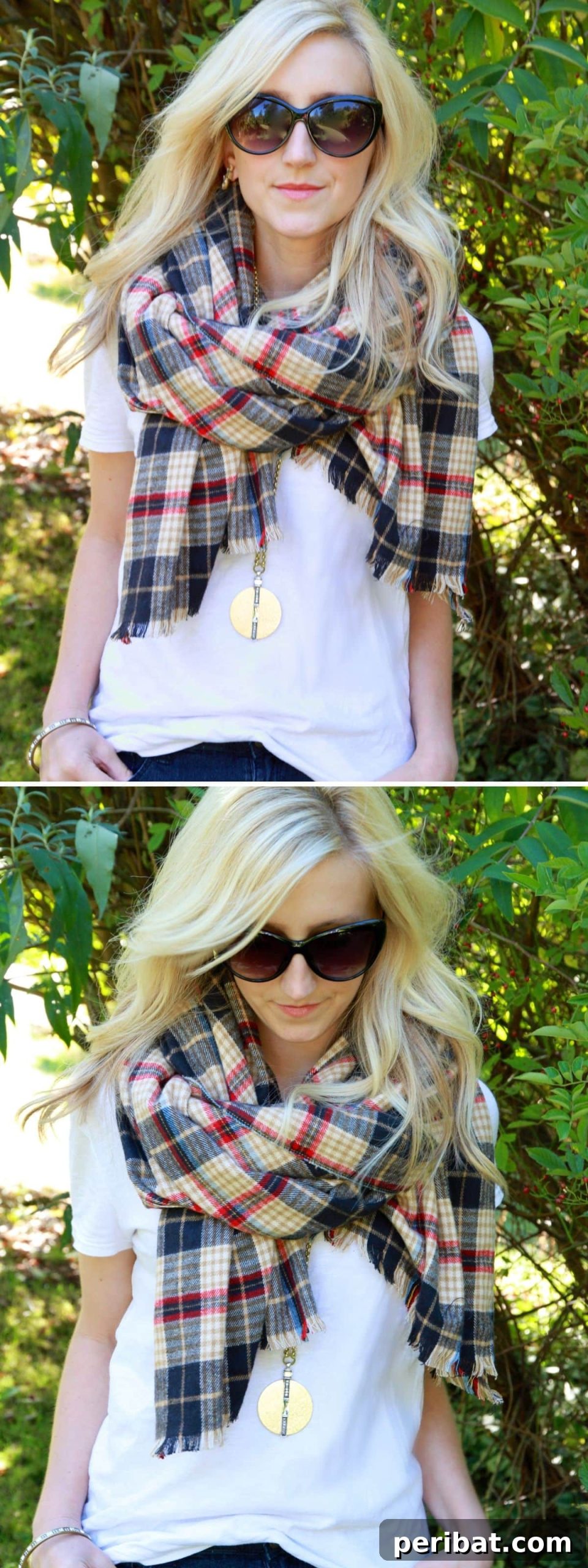 Cozy & Chic: Effortless DIY Scarves for Winter 3 DIY No Sew Blanket Scarf