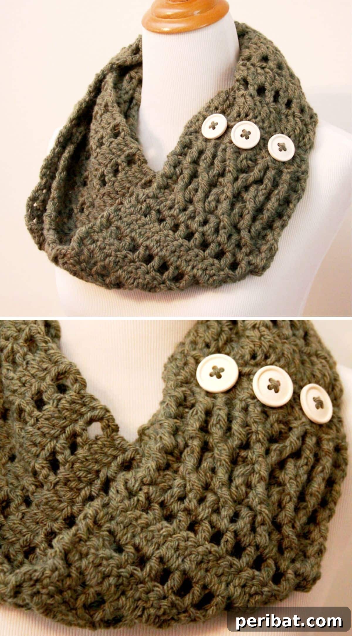 Cozy & Chic: Effortless DIY Scarves for Winter 7 Simple Crochet Infinity Scarf