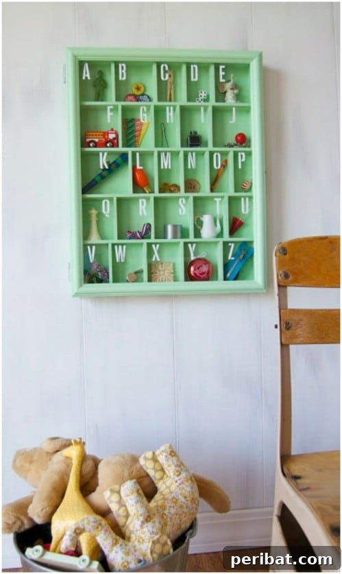 Hand Painted Alphabet Box