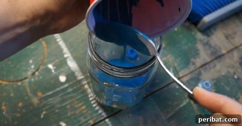 Easy DIY Tinted Mason Jars