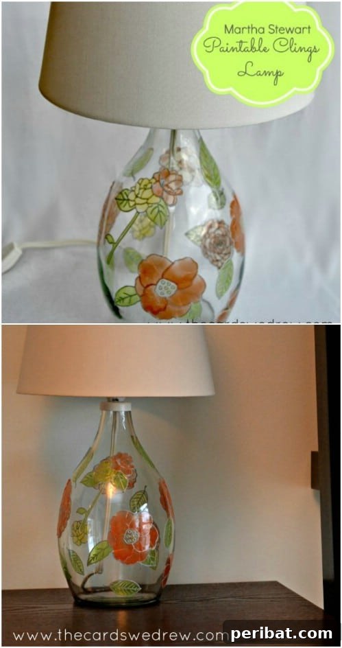 Easy DIY Glass Paint Lamp