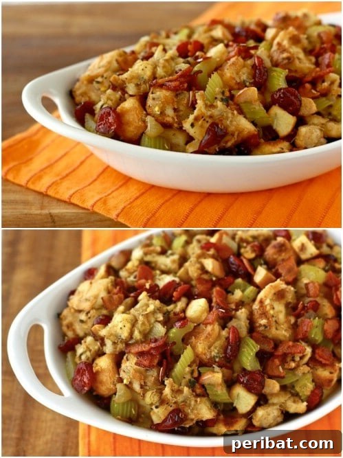 25 Festive Christmas Sides for Your Holiday Table 11 Homemade Cranberry Stuffing