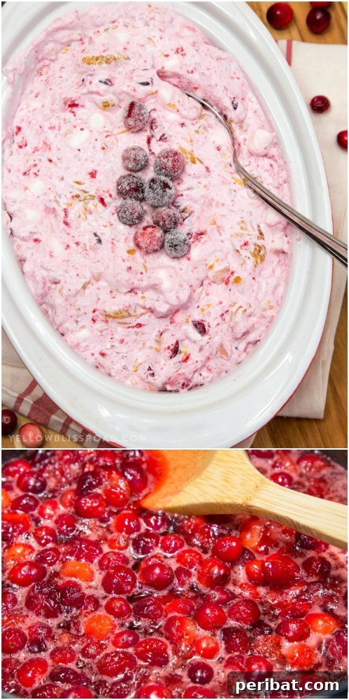 25 Festive Christmas Sides for Your Holiday Table 12 Cranberry Fluff Salad