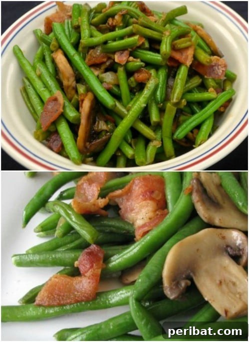 25 Festive Christmas Sides for Your Holiday Table 18 Green Beans With Bacon And Mushrooms