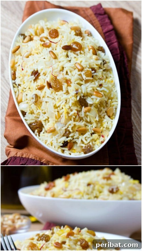25 Festive Christmas Sides for Your Holiday Table 23 Saffron Rice With Pine Nuts And Raisins