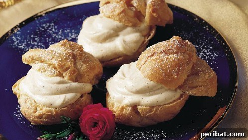 Eggnog's Encore: Recipes to Keep the Holiday Cheer Going 13 Light Eggnog Cream Puffs with Spiced Pudding Filling