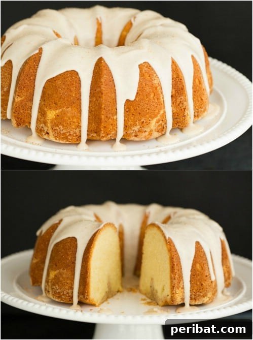 Eggnog's Encore: Recipes to Keep the Holiday Cheer Going 4 Festive Eggnog Bundt Cake with Rum Icing