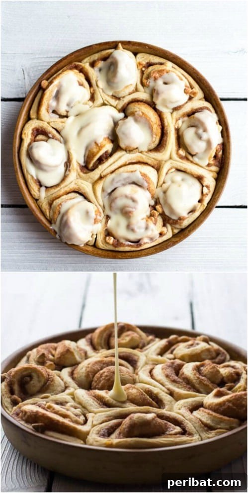 Eggnog's Encore: Recipes to Keep the Holiday Cheer Going 6 Homemade Eggnog Cinnamon Rolls with White Chocolate Chips