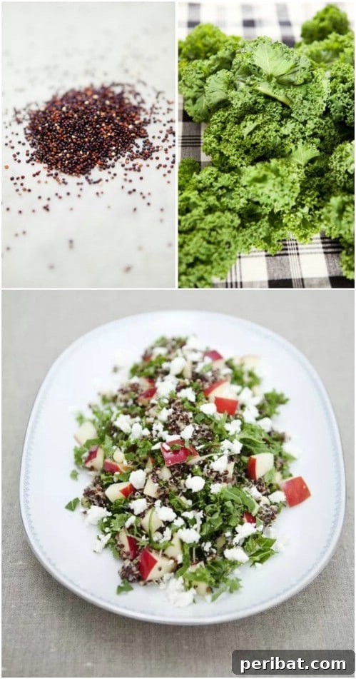 Quinoa, Kale And Apple Salad