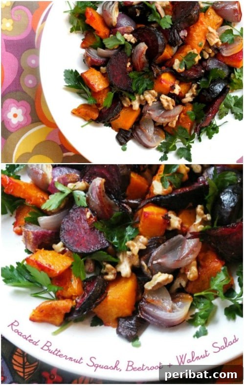 Winter Squash And Roasted Beet Salad