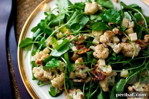 Fresh Roasted Cauliflower Salad