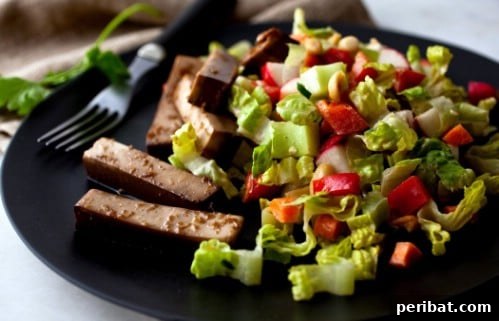 Asian Chopped Salad With Tofu