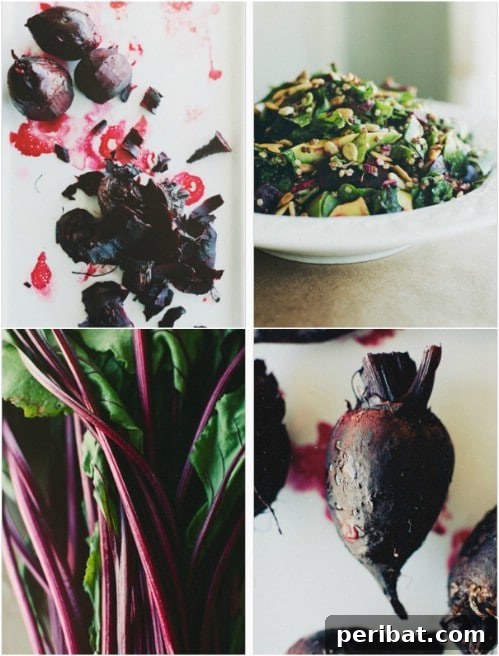 Chopped Green Salad With Beets