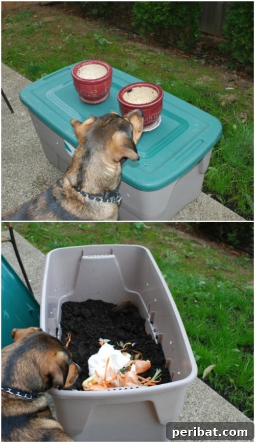 Easy Weekend Compost Bins You Can Build on a Budget 15 Budget-friendly compost bin made from a repurposed plastic storage tote.