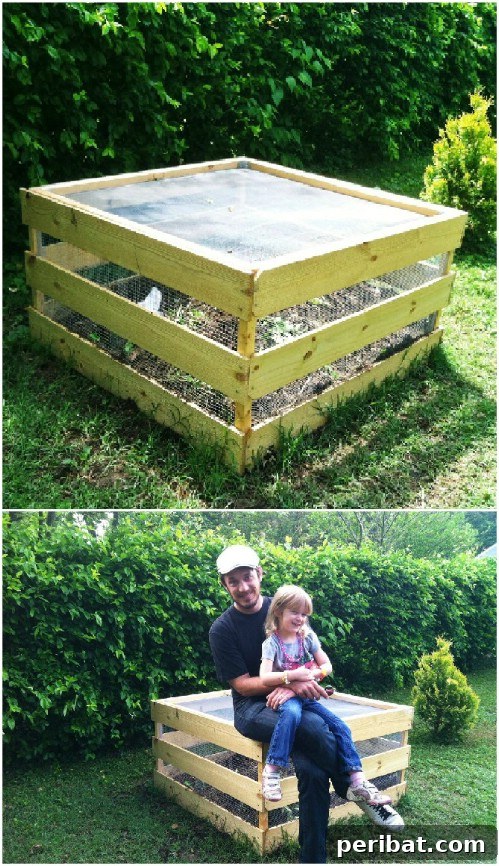 Easy Weekend Compost Bins You Can Build on a Budget 19 Classic square compost bin design, built from scratch with wooden boards for sturdy construction.