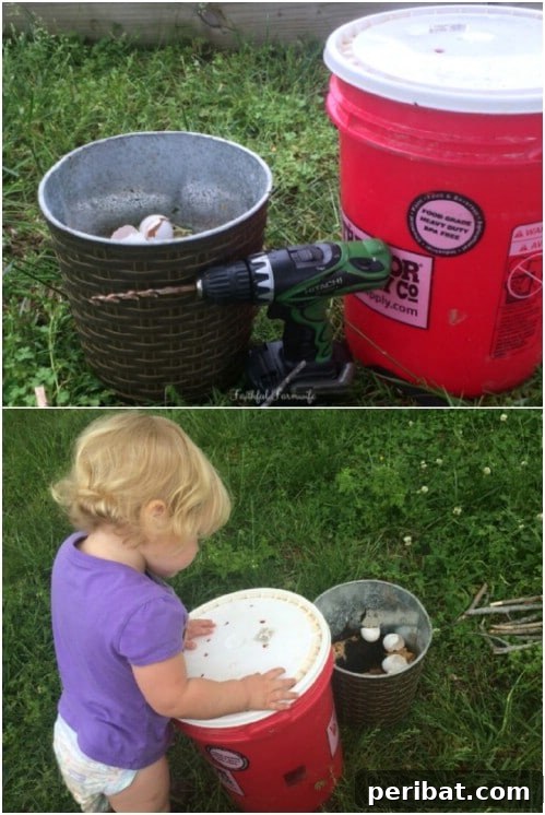Easy Weekend Compost Bins You Can Build on a Budget 6 Small-scale five-gallon bucket compost bin, ideal for beginners or limited spaces.